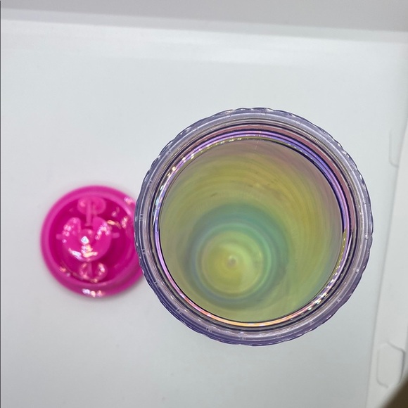 Starbucks Multicolor Tumbler with Pink Top - Picture 7 of 12